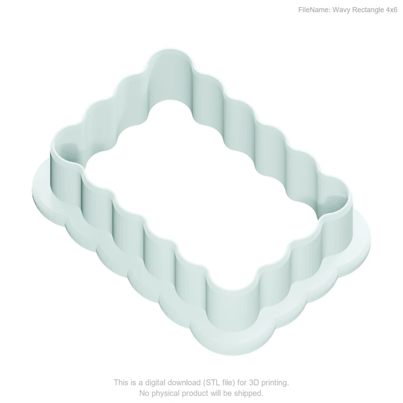 Wavy Rectangle 4by6 - Image 2