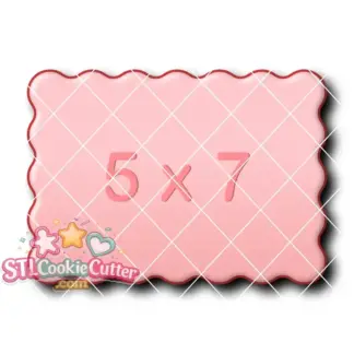 Wavy Rectangle 5by7
