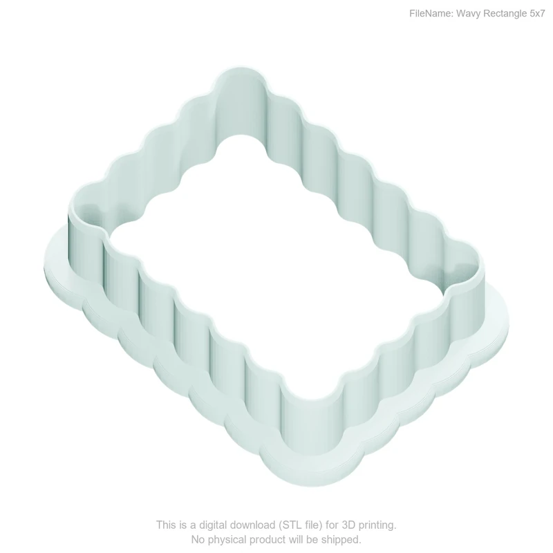 Wavy Rectangle 5by7 - Image 2