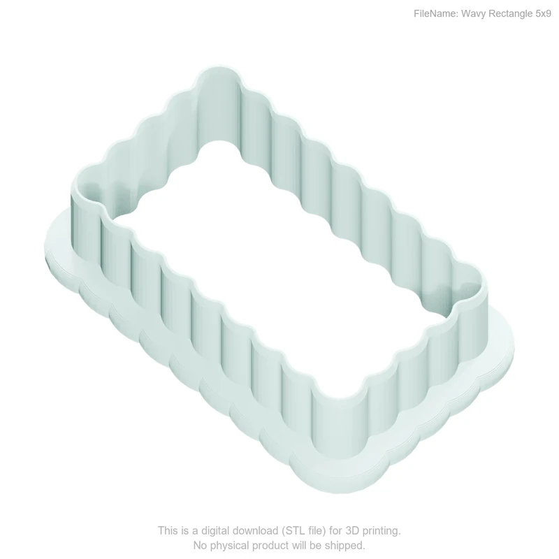 Wavy Rectangle 5by9 - Image 2