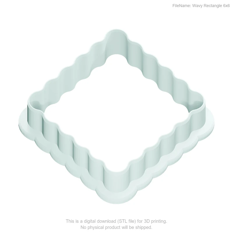 Wavy Rectangle 6by6 - Image 2