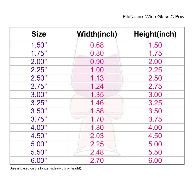 Wine Glass C Bow - Image 3