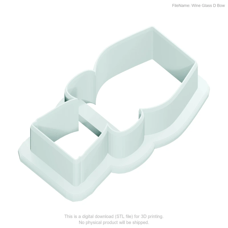 Wine Glass D Bow - Image 2