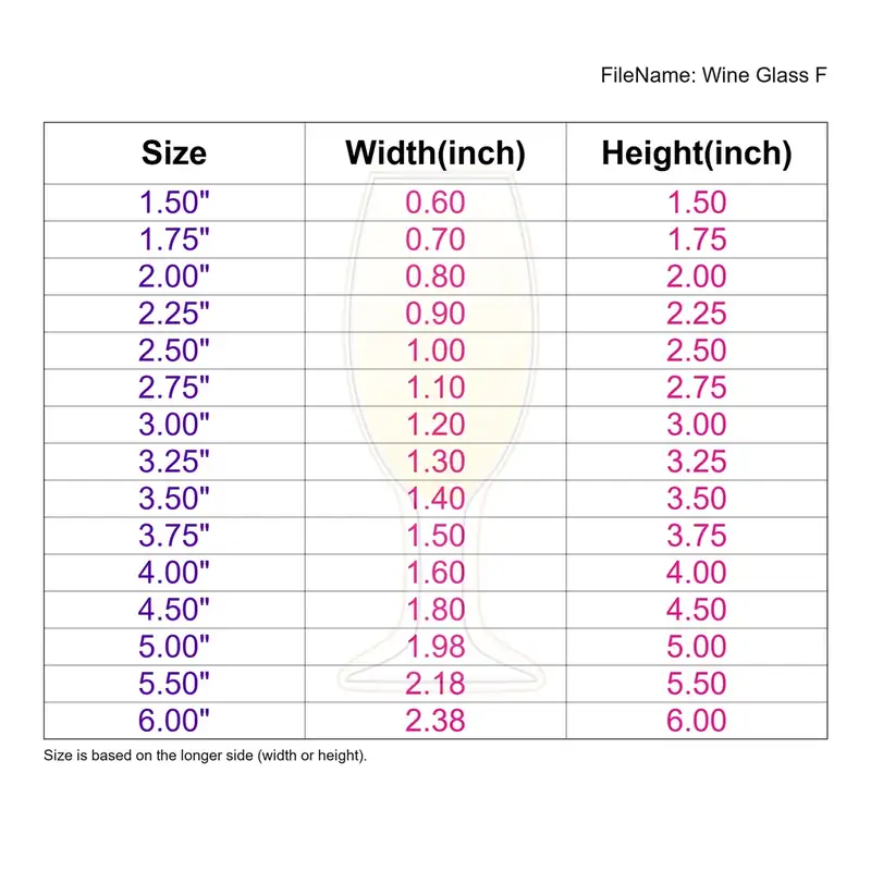 Wine Glass Style F - Image 3