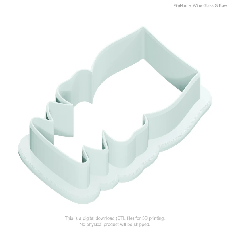 Wine Glass G Bow - Image 2